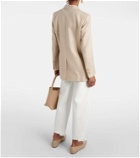 Blazé Milano Alithia Ivory Everyday linen blazer