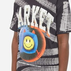 MARKET Men's Smiley Happiness Within T-Shirt in Black Tie-Dye