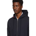 Moncler Navy Maglia Cardigan Hoodie