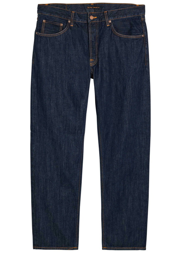 Photo: Nudie Jeans Rad Rufus Straight-leg Jeans Indigo