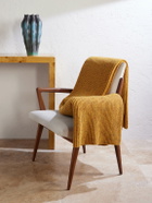 Inis Meáin - Fisherman's Ribbed Wool and Cashmere-Blend Blanket