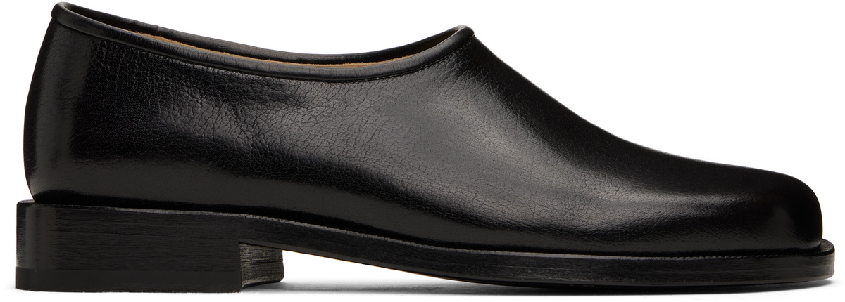 LEMAIRE Black Anatomic Slip On Loafers Lemaire