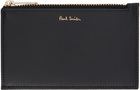 Paul Smith Black Signature Stripe Card Holder