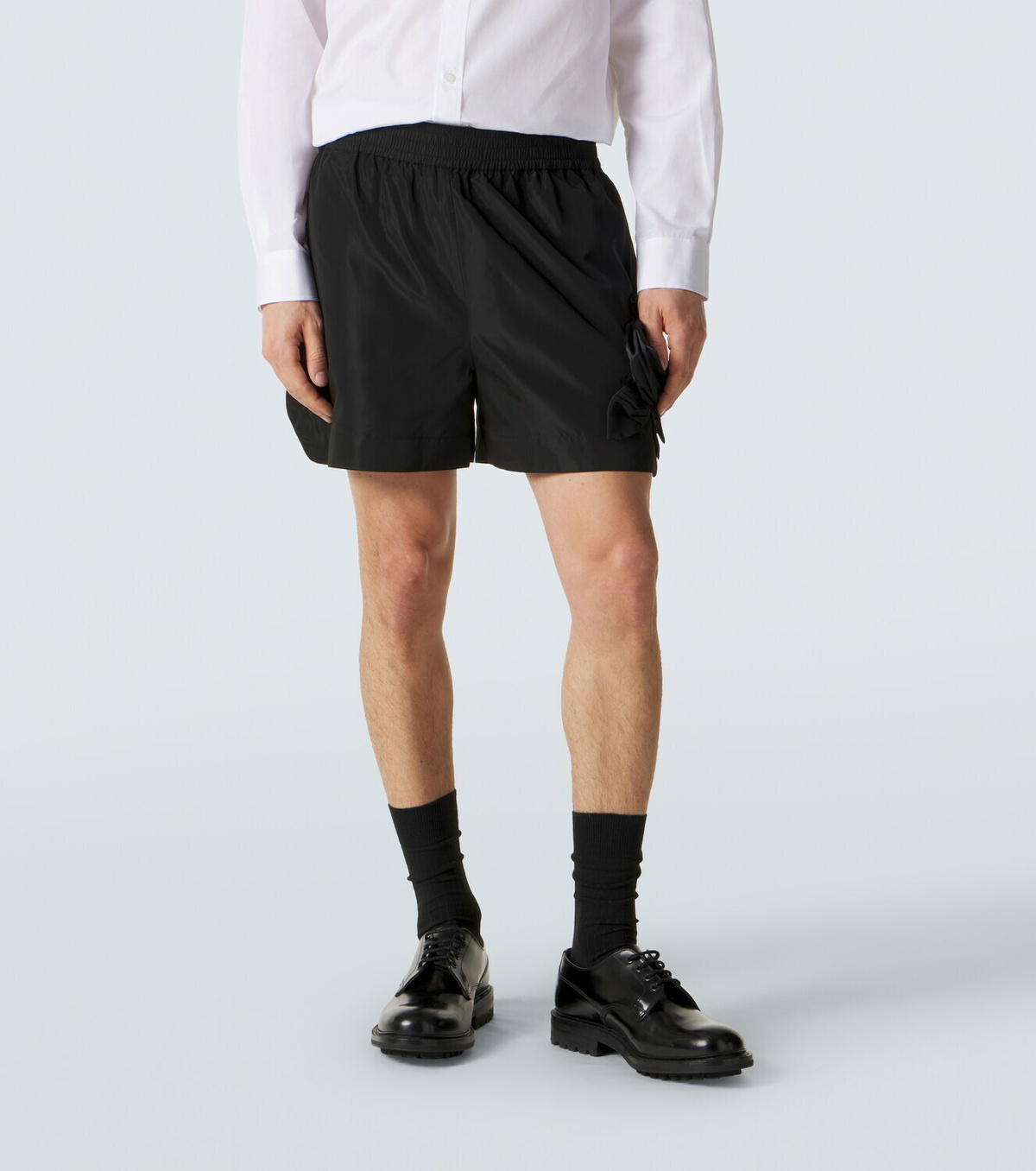 Simone Rocha Floral-appliqué shorts