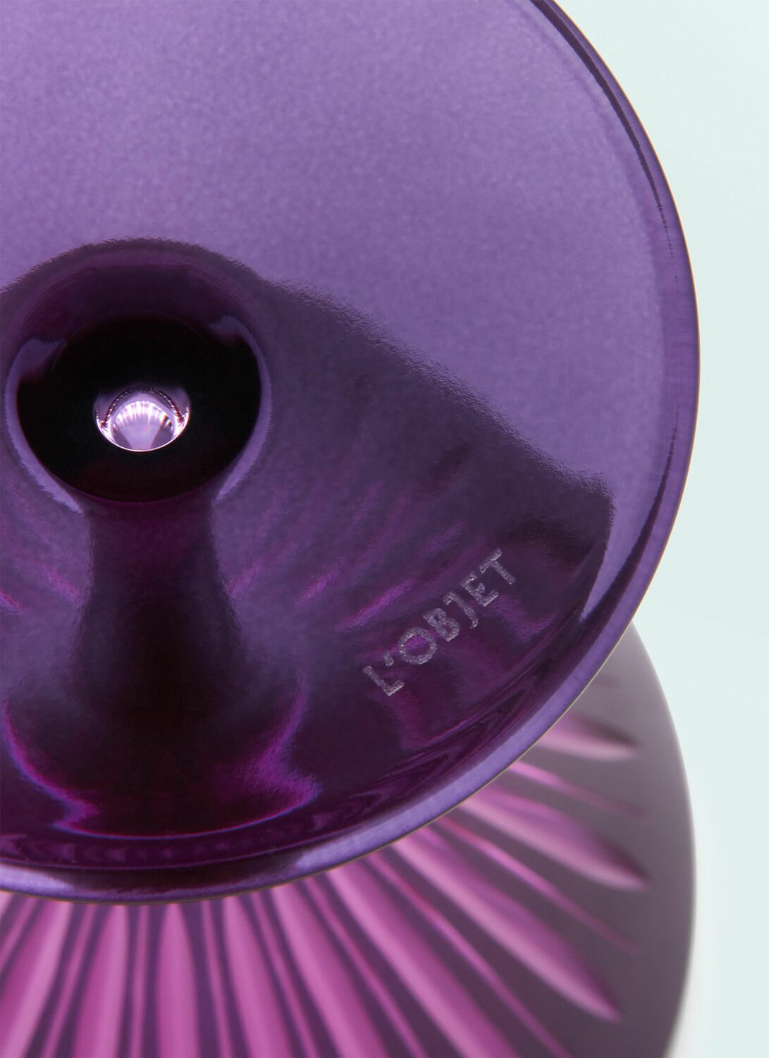 L'Objet Set Of Four Prism Wine Glasses