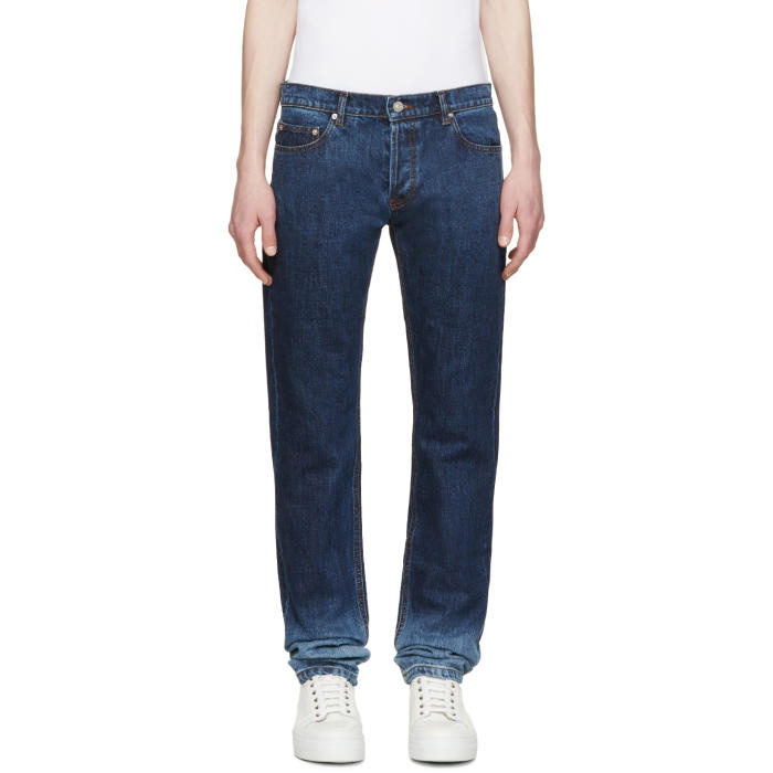 Photo: Kenzo Indigo Faded Jeans