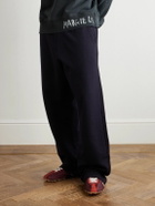 Maison Margiela - Sprinters Leather and Suede-Trimmed Nylon Sneakers - Burgundy