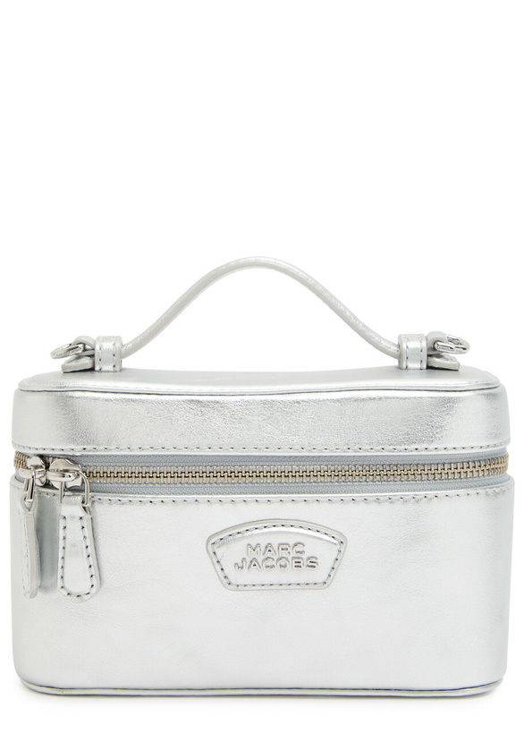 Photo: Marc Jacobs The Everyday Vanity Metallic Leather Cross-body bag - Silver - One Size