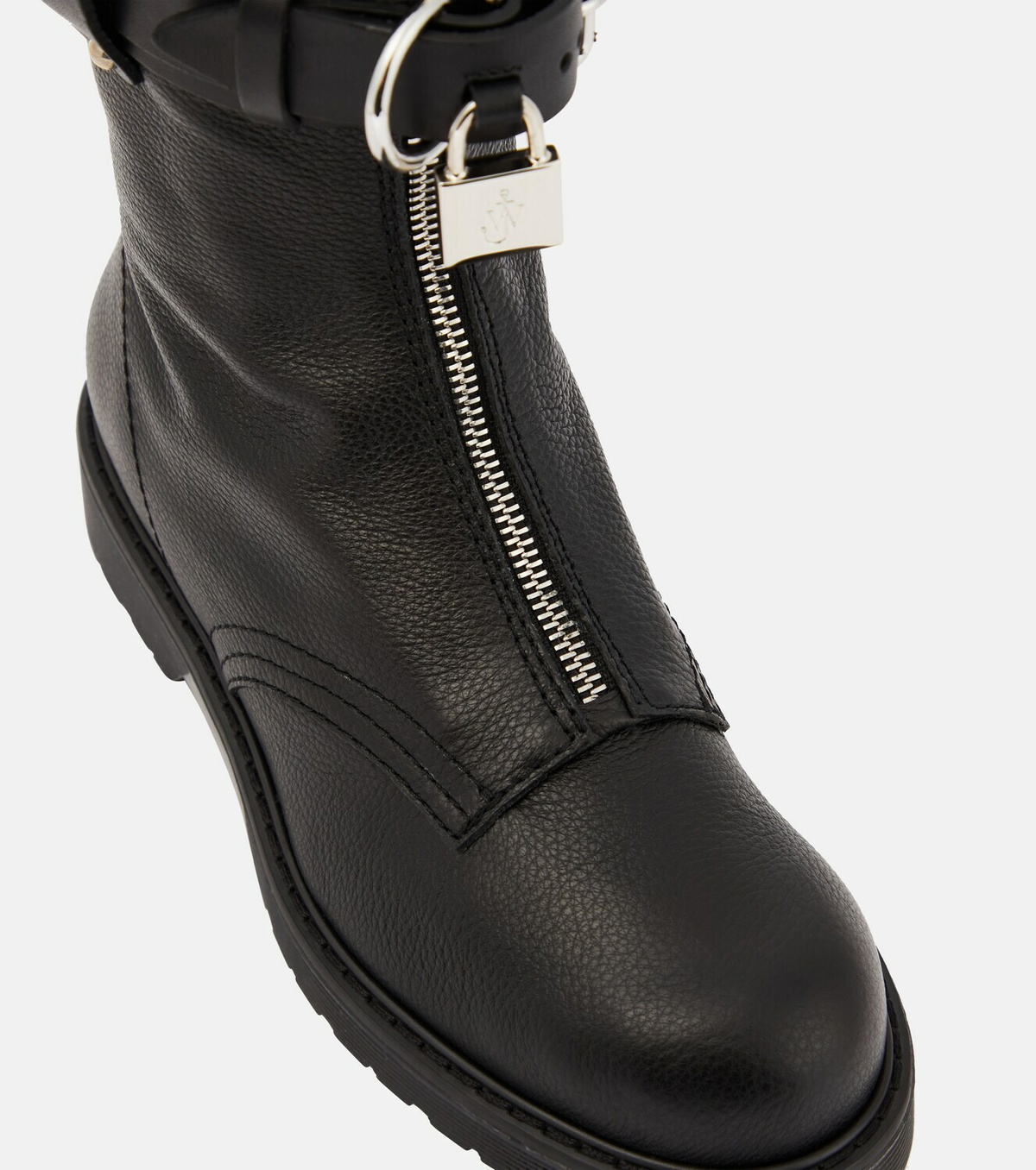 JW Anderson Lock leather ankle boots JW Anderson