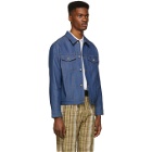 Naked and Famous Denim Blue Selvedge Denim Classic Fit Jacket
