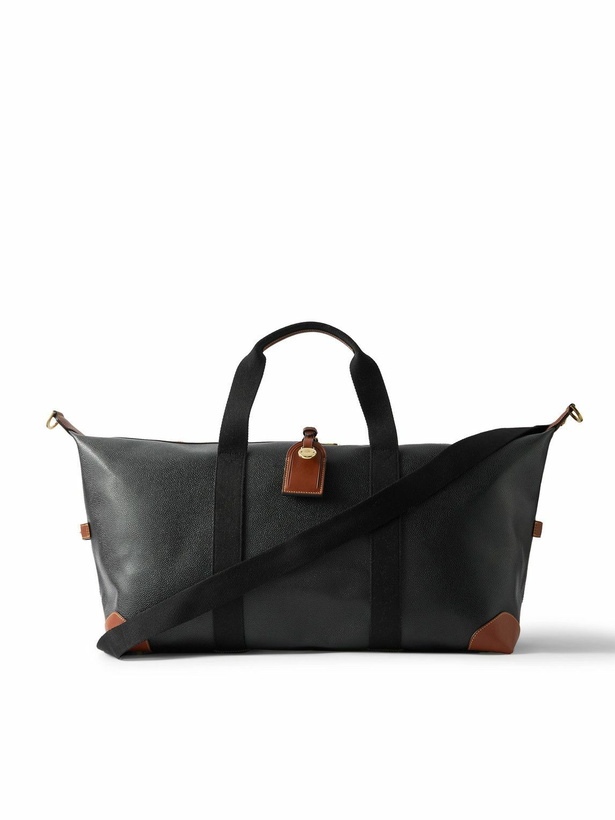 Photo: Mulberry - Leather-Trimmed Eco Scotchgrain Weekend Bag