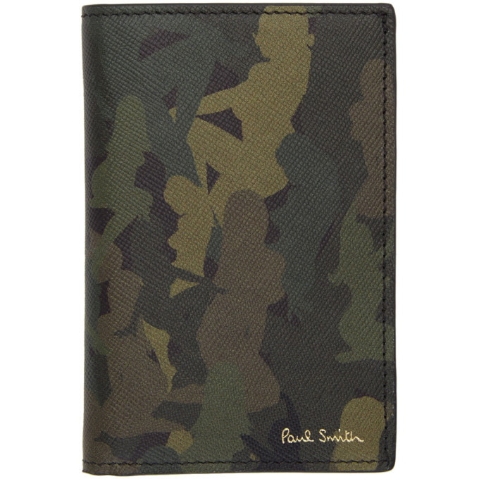 Photo: Paul Smith Khaki Naked Lady Camouflage Card Holder