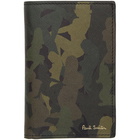 Paul Smith Khaki Naked Lady Camouflage Card Holder