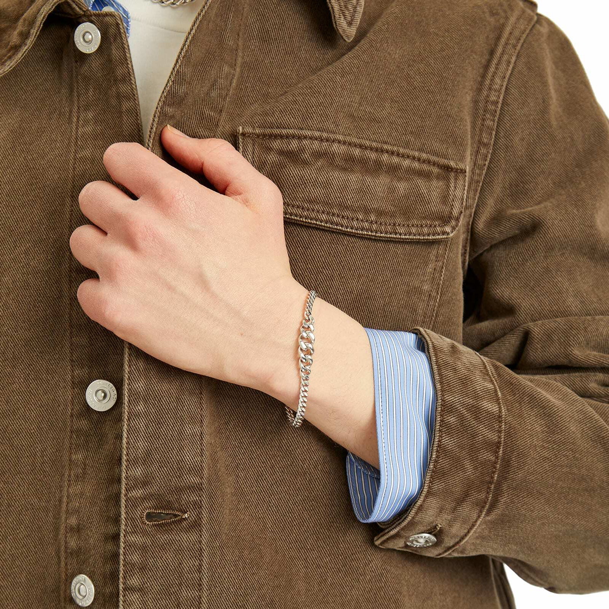 Tom Wood Dean Bracelet in Silver