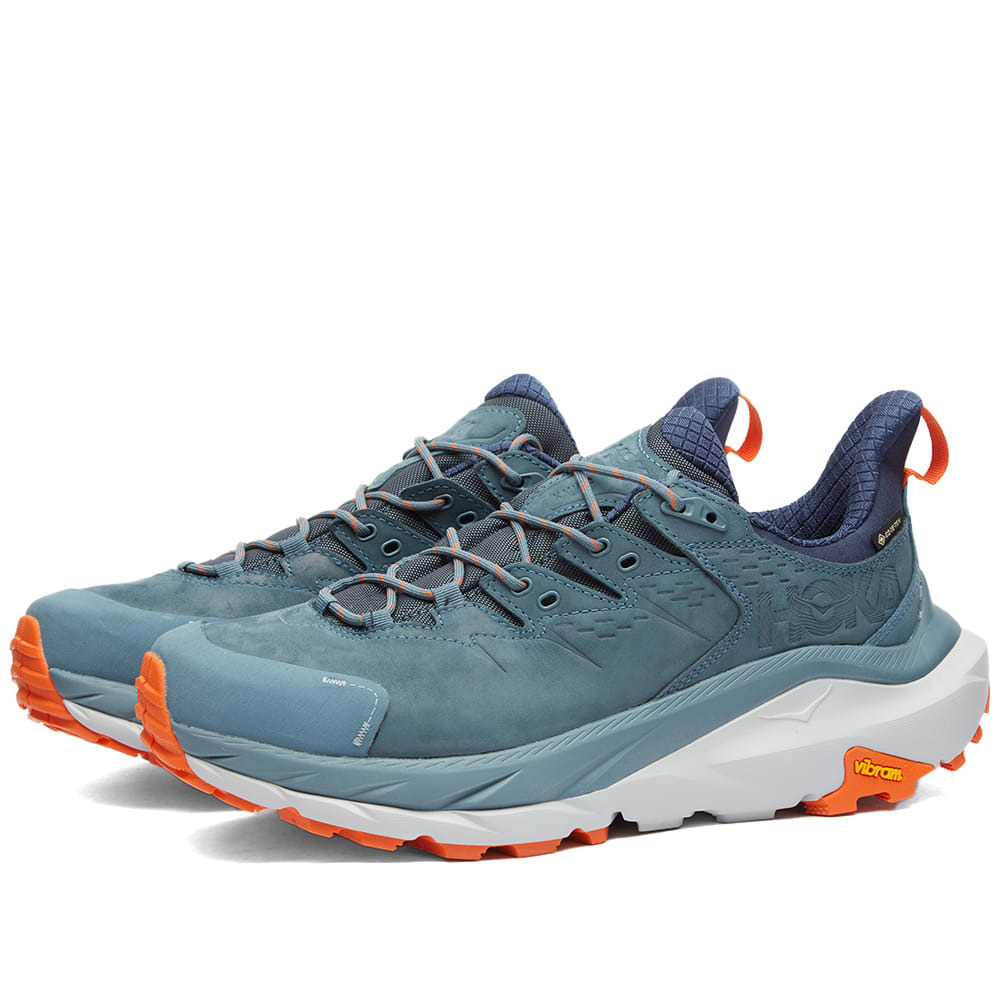 Hoka One One Men's Kaha 2 Low GTX Sneakers in Goblin Blue/Harbor Mist ...