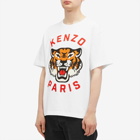 Kenzo Men's Lucky Tiger Embroidered T-Shirt in White