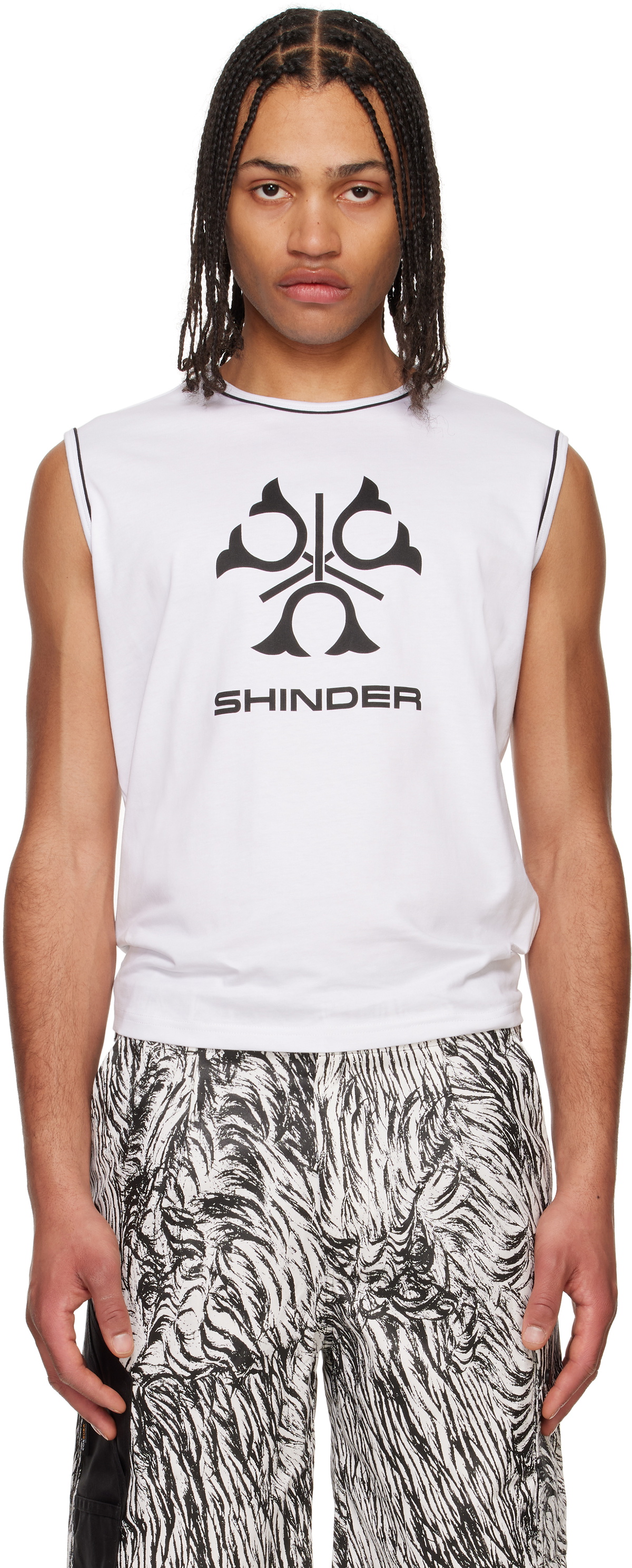 Olly Shinder White Kin Tank Top