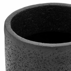The Conran Shop Stonecast Small Plant Pot in Black Marble