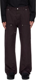 MM6 Maison Margiela Purple 5-Pocket Jeans