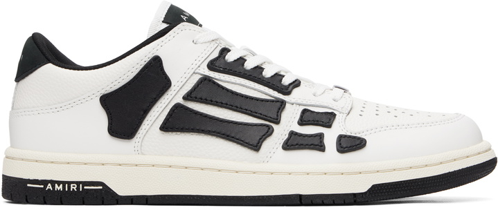 Photo: AMIRI White Skel Top Low Sneakers