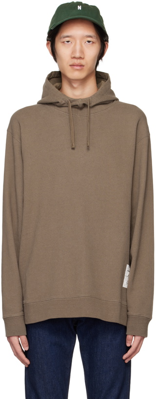 Photo: Norse Projects Taupe Tab Series Fraser Hoodie