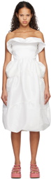 Kika Vargas SSENSE Exclusive White Laila Midi Dress