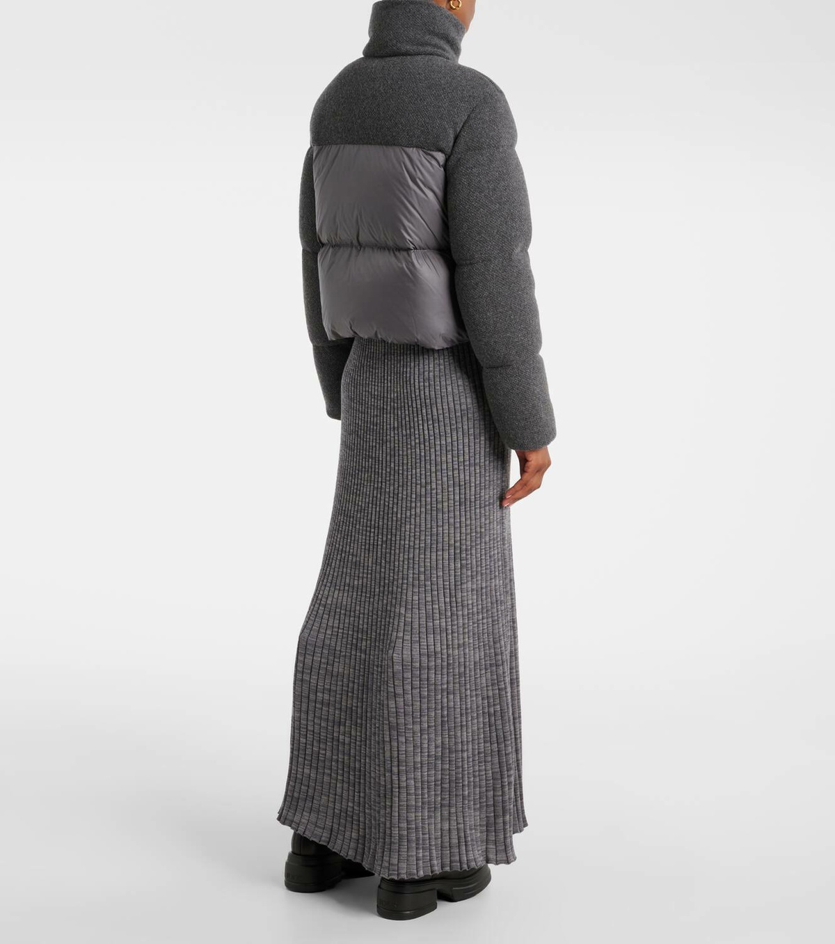 【MONCLER】Piumino corto Breze in cashmere★ダウンジャケット Moncler Breze cashmere and wool down jacket Moncler