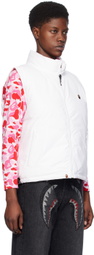 BAPE Pink ABC Camo Reversible Down Vest