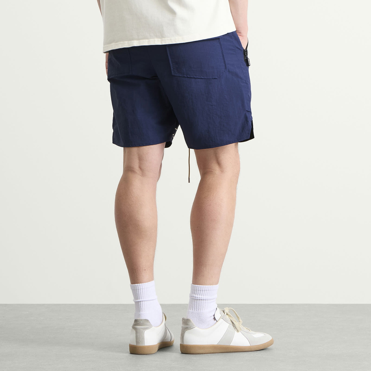 Rhude Men's Logo Shorts in Navy
