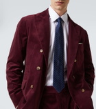 Brunello Cucinelli Cotton and cashmere corduroy suit