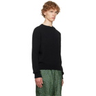 Dries Van Noten Black Alpaca Sweater