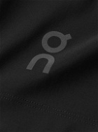ON - Skinny-Fit Logo-Print Stretch-Jersey Running Shorts - Black