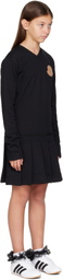 Moncler Enfant Big Kids Black Pleated Skirt Dress