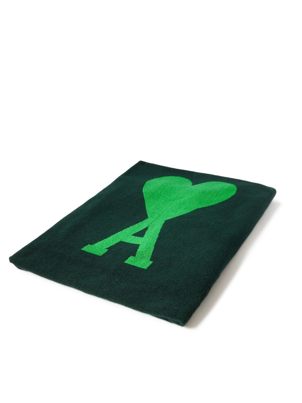 Photo: AMI PARIS - Logo-Jacquard Organic Cotton-Terry Beach Towel
