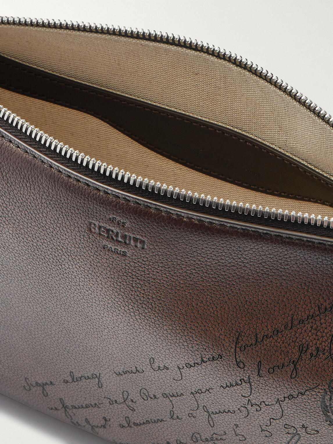 Berluti - Toujours Soft Scritto Venezia Leather Pouch