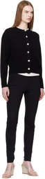 &Daughter Black Ada Crewneck Cardigan