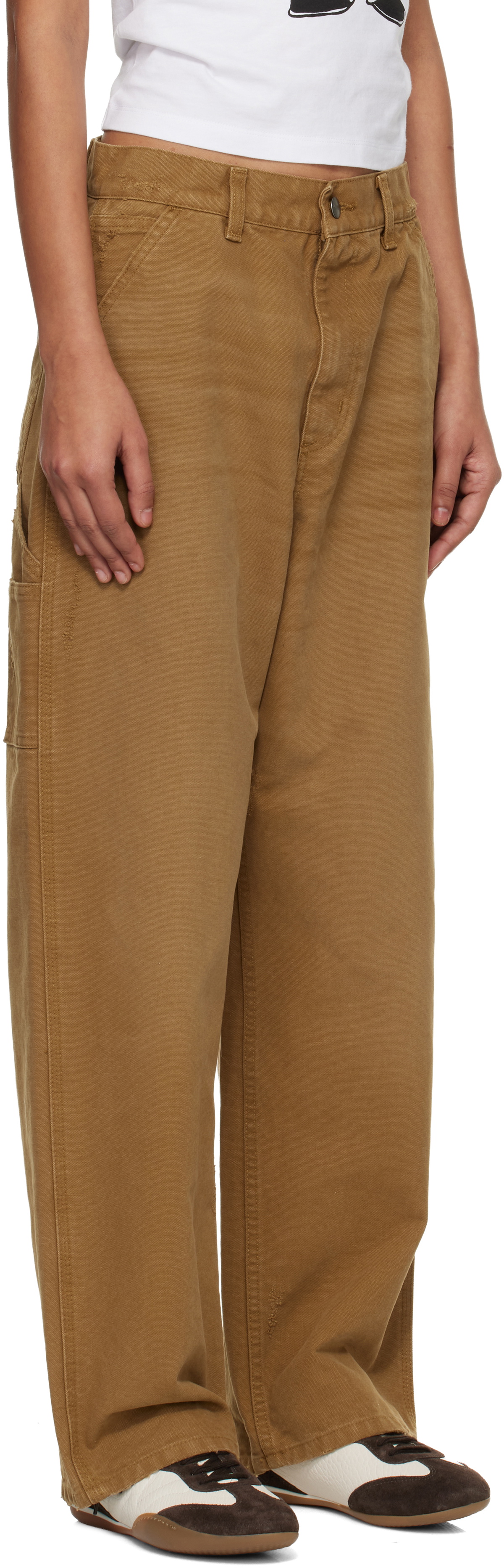 Carhartt Work In Progress Tan Brandon Single Knee Jeans