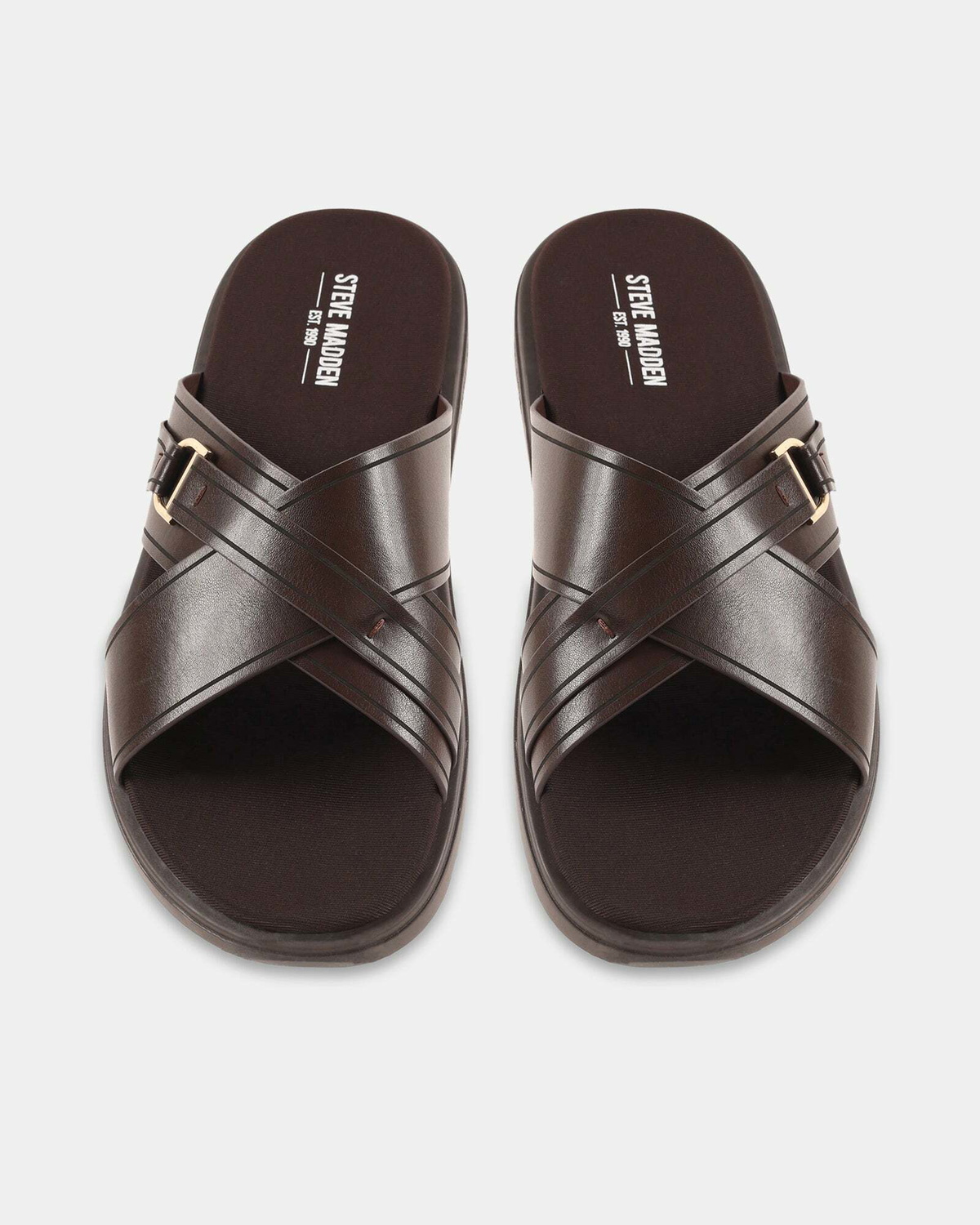 Steve Madden Samos Sandals in Brown