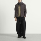 MHL by Margaret Howell Men's Tipped Scout Scarf in Grey/Ink 