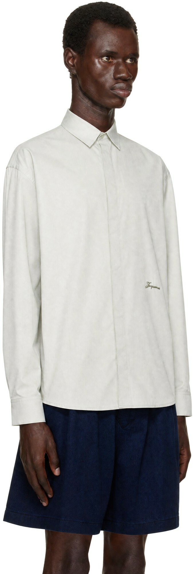 JACQUEMUS Khaki 'The Simon' Shirt