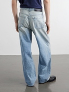 NAHMIAS - Wide-Leg Distressed Jeans - Blue