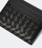 Bottega Veneta Intrecciato leather card holder
