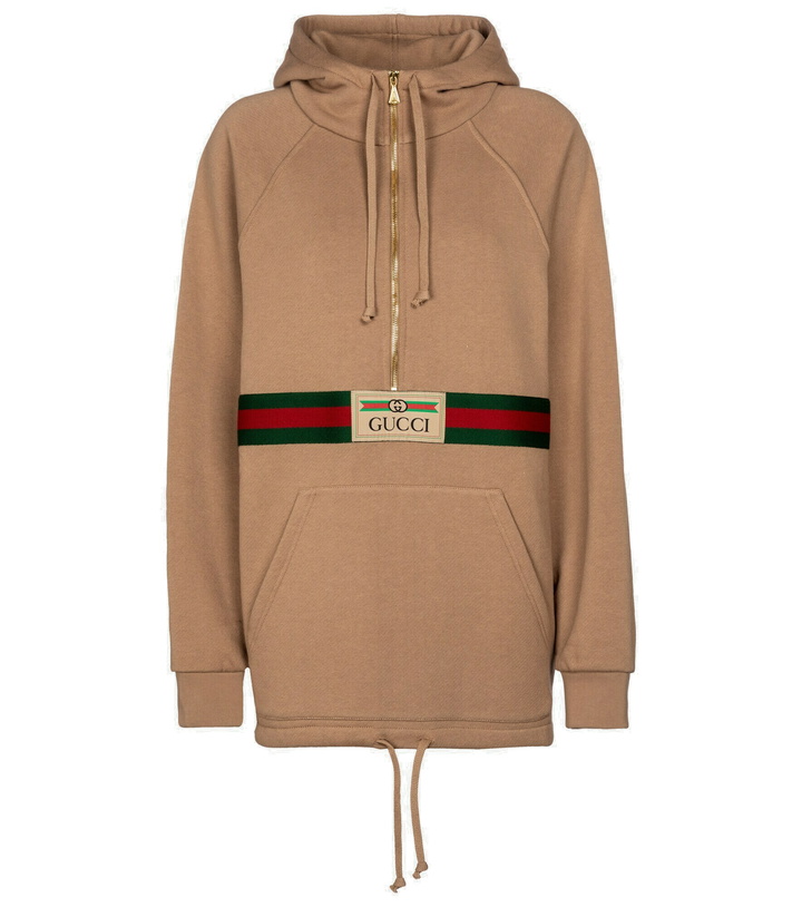 Photo: Gucci - Logo cotton hoodie