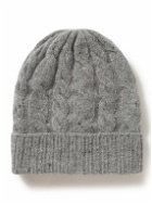 Johnstons of Elgin - Cable-Knit Donegal Cashmere Beanie