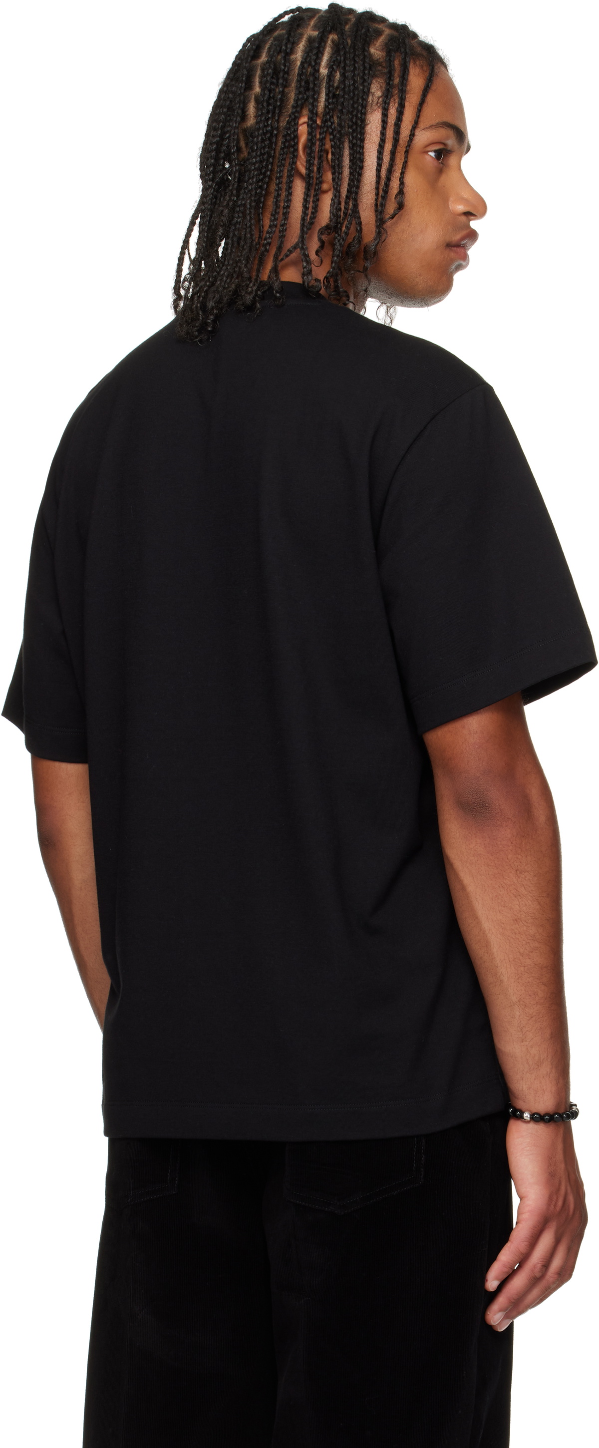 【関税込み】Ferragamo ブラック ロゴパッチ Tシャツ shirt with logo FERRAGAMO - Navy blue T