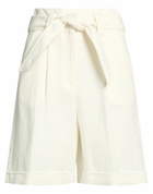 Peserico Womens Shorts & Bermuda Shorts Ivory