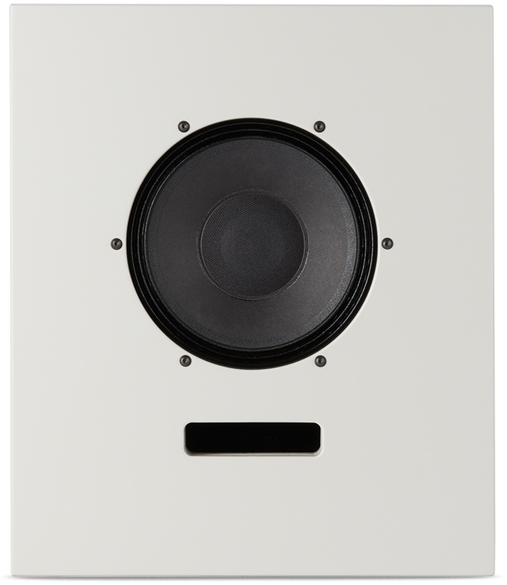 Photo: Ojas SSENSE Exclusive Grey Mist Wood Bookshelf Speaker