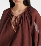 Loewe Paula's Ibiza cotton and silk blouse