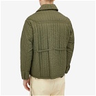 Craig Green Men's Quilted Work Jacket in Olive