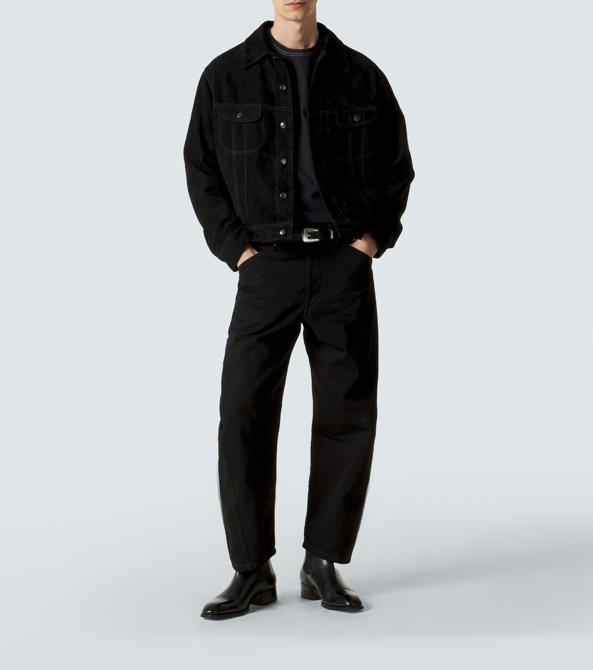 Lemaire Cotton and linen T-shirt